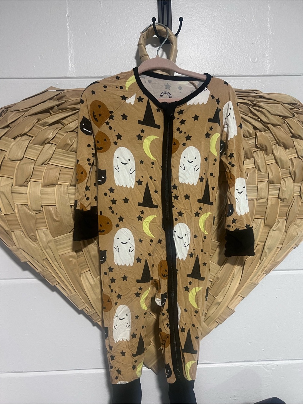 Emerson and friends bamboo Kids Halloween Ghost and Pumpkin Pajamas